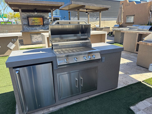 7' Bbq Island