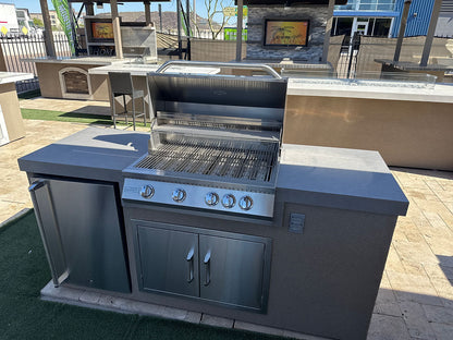 7' Bbq Island