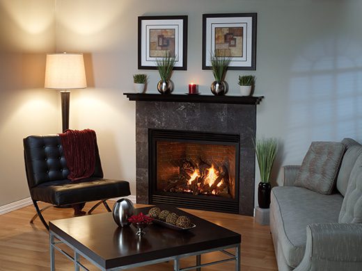 Madison Luxury 42-Inch Direct-Vent Gas Fireplace