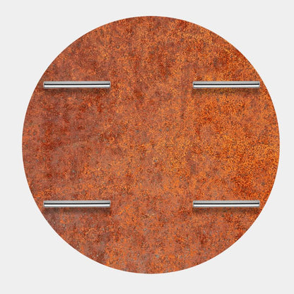 Arteflame 40" Corten Steel Fire Pit Cover - Heavy Duty Protection- Corten