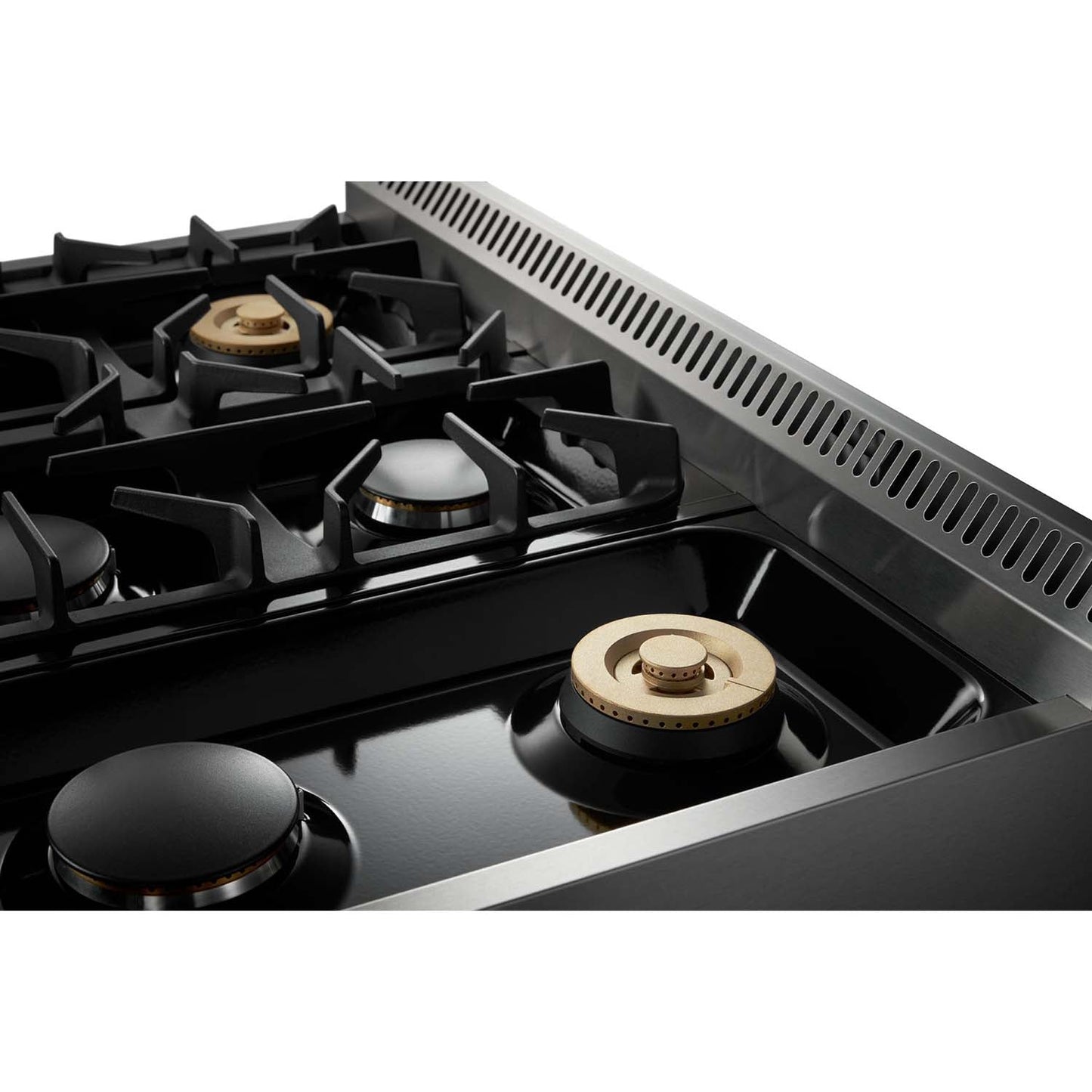 THOR Kitchen Package - 36" Dual Fuel Range & Range Hood Package, HRD3606U-HRH3607